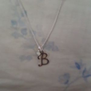 Disney letter b necklace